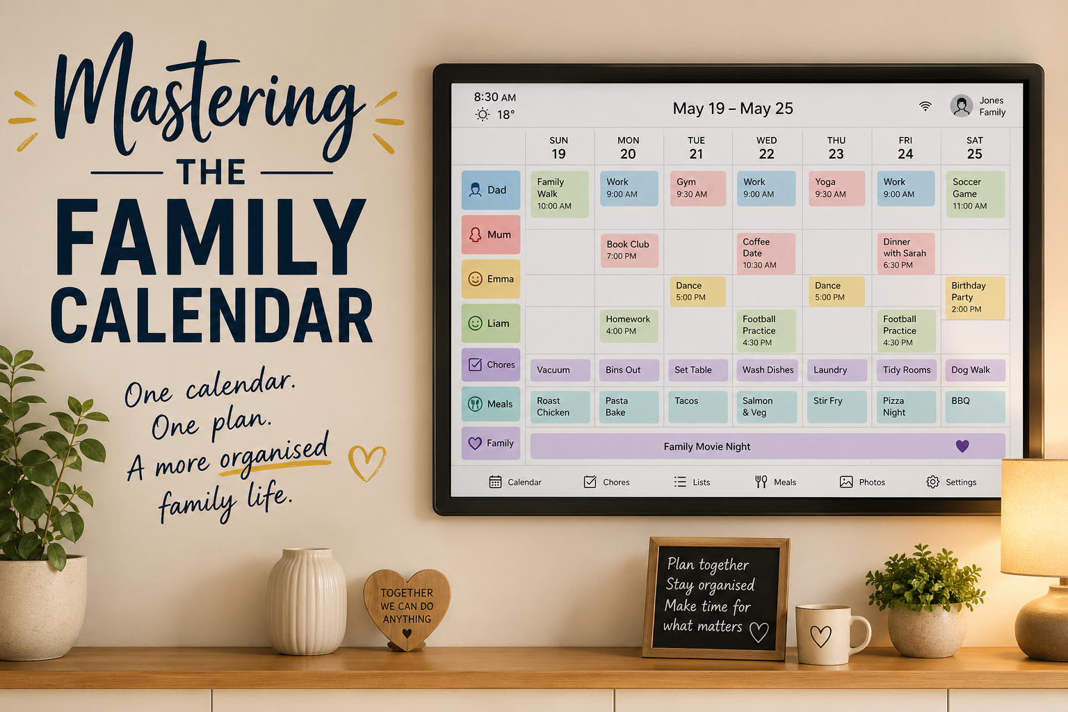 Mastering the Family Calendar: How to Keep Everyone on the Same Page.