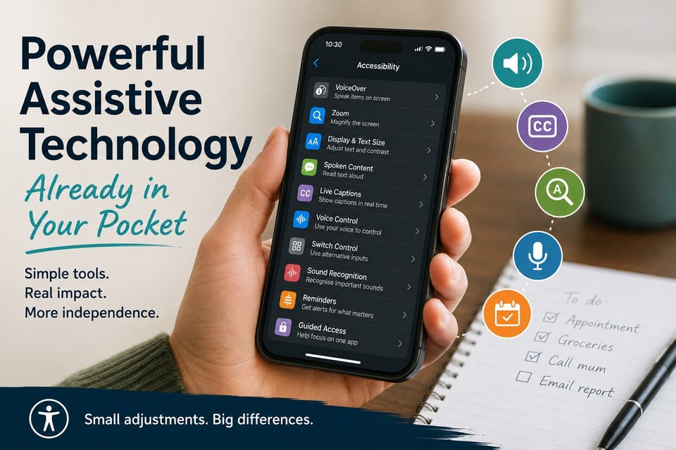 The Accessibility Tools You Might Already Be Carrying Around